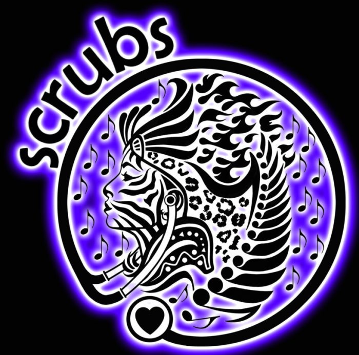 Scrubs logo - neon