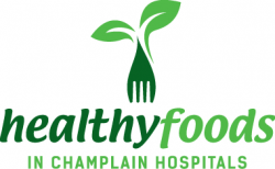 Healthy Foods in Champlain Hospitals logo
