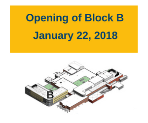 Opening of Block B January 22 2018